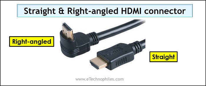 Straight and Right-angled HDMI connector