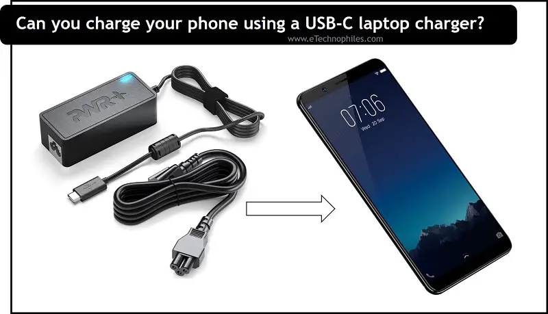Can you charge your phone using a USB-C laptop charger