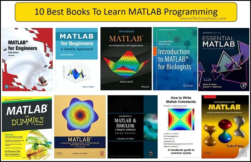 10 Best Books To Learn MATLAB Programming