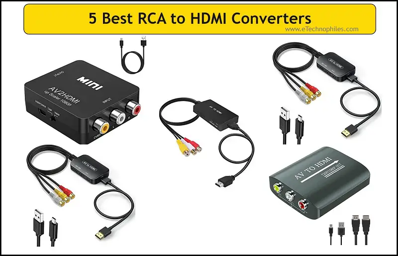 5 Best RCA To HDMI Converters Review In 2023 