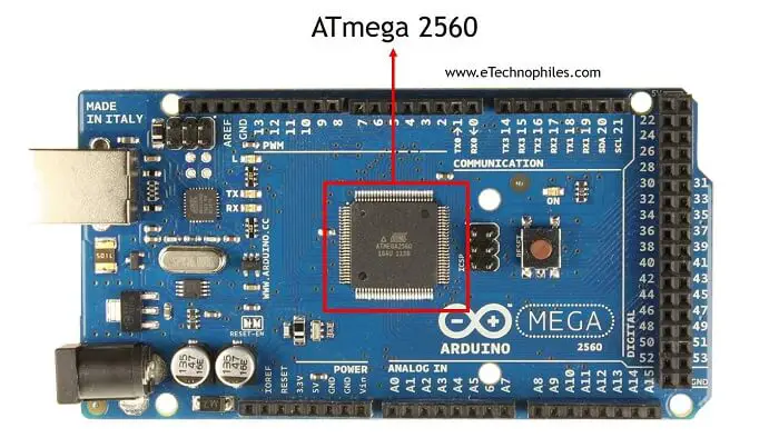 ATmega 2560 on Arduino Mega board