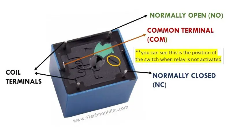 5 Pin Relay (SPDT)