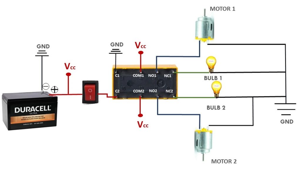 8 Pin Relay wiring diagram