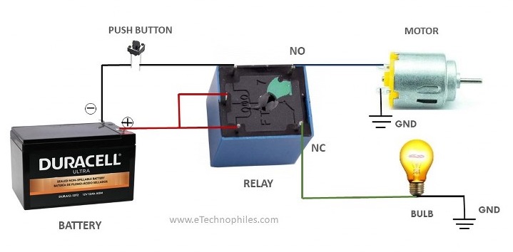 SPDT Relay Wiring diagram