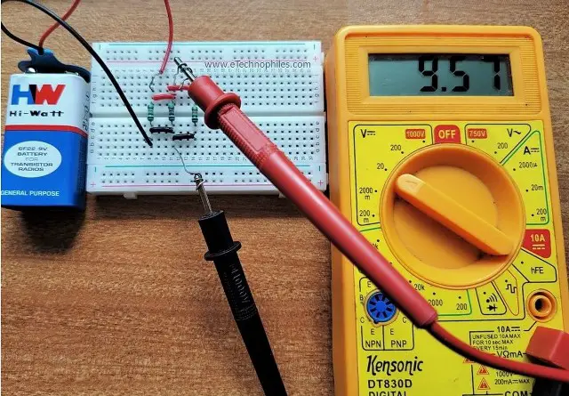 Voltage across 2nd Resistor