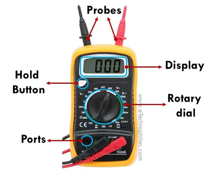 multimeter parts