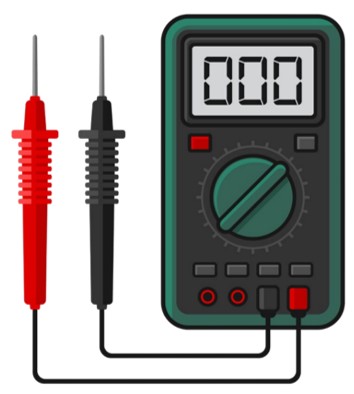 Connect the multimeter probes