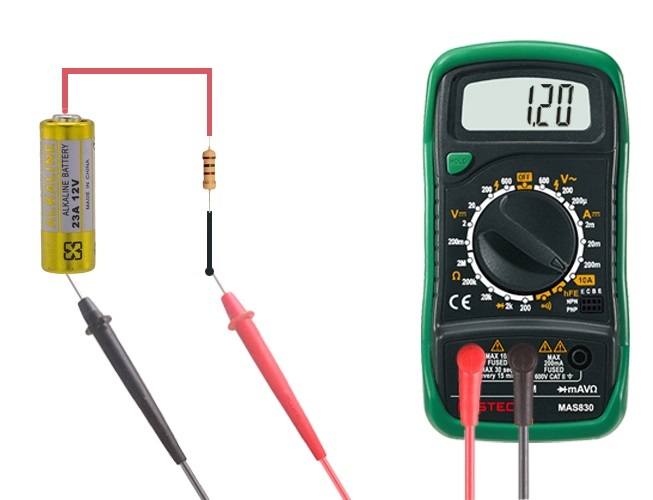 Inserting multimeter in series with the circuit