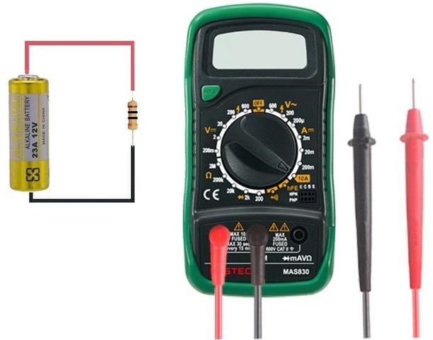 Selecting appropriate current range for the circuit under test