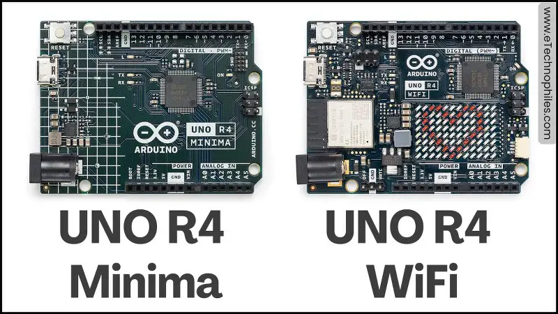 Arduino UNO R4 Minima and WiFi Pinout & Specs