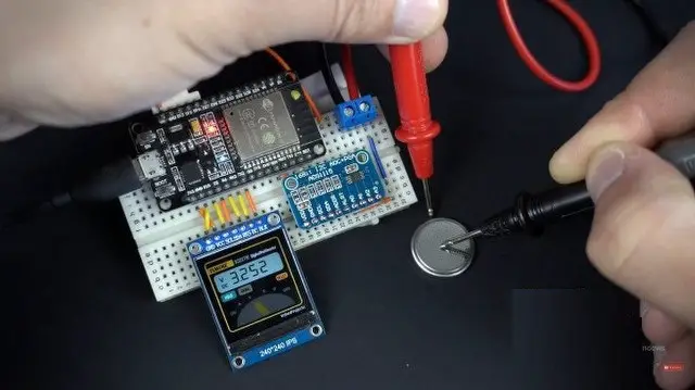 ESP32 and ADS1115 ADC Voltmeter