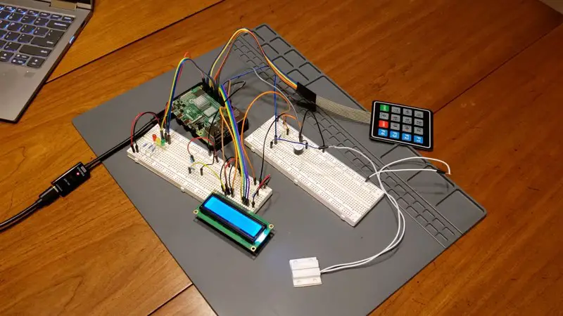 Home security system using Raspberry Pi