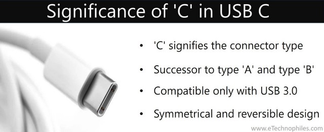 Significance of C in USB C