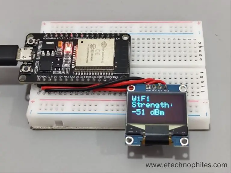 WiFi Strength Checker Using ESP32 and OLED Display