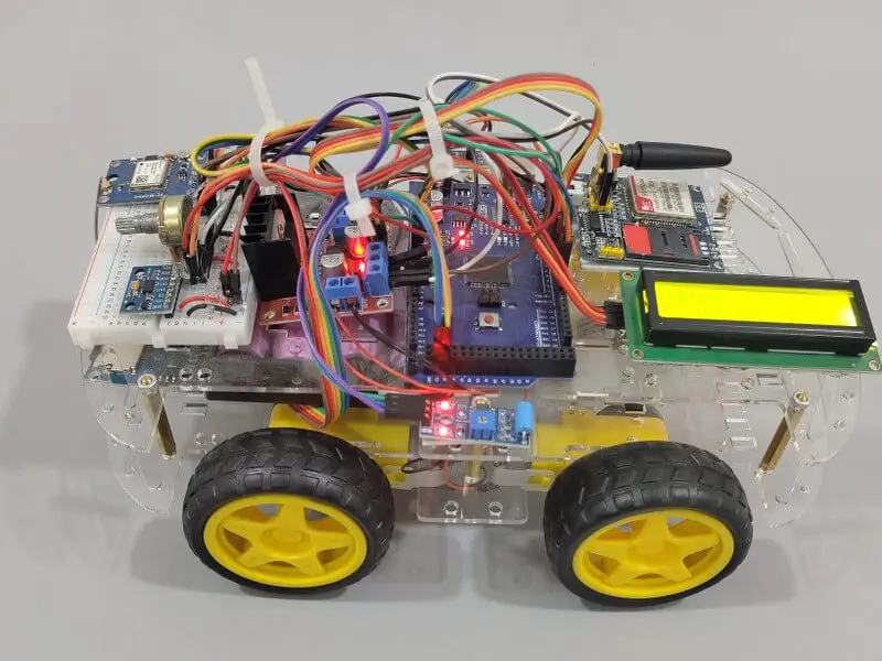 Automatic Vehicle Accident Detection Project Using Arduino