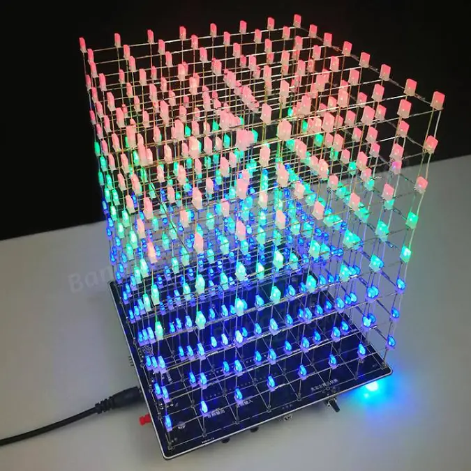 DIY LED cube 