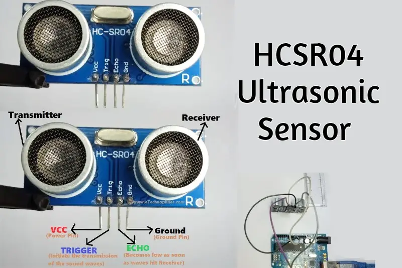 HCSR04 Ultrasonic sensor Working, Arduino Connections and Projects