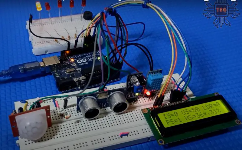 5 Sensors 1 Arduino