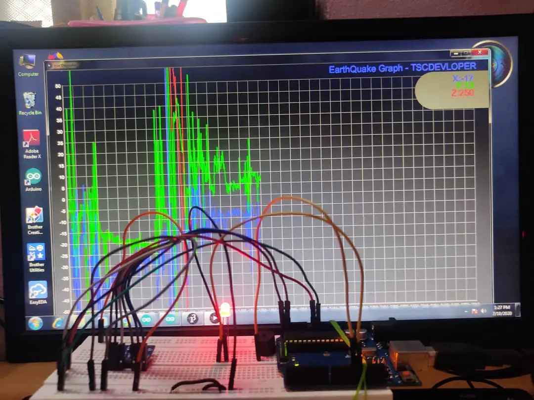 Earthquake detection project