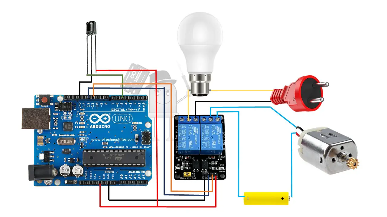 IR Remote and Receiver with Arduino- Home Automation Project