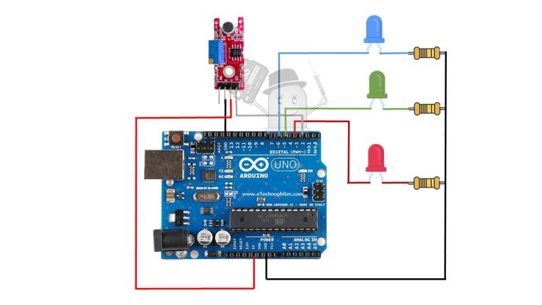Sound Sensor with Arduino Tutorial - Music Reactive LEDs