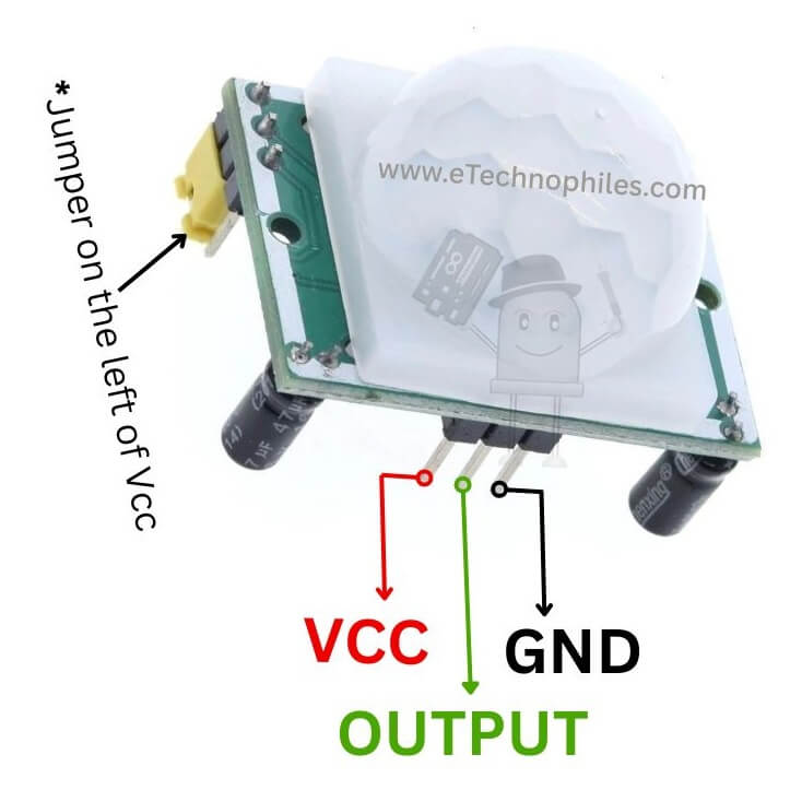 Pinout of HC-SR501