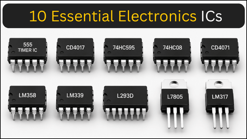 10 Essential Electronics ICs