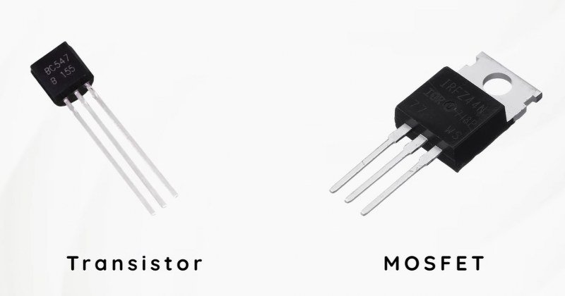 Transistor vs. MOSFET
